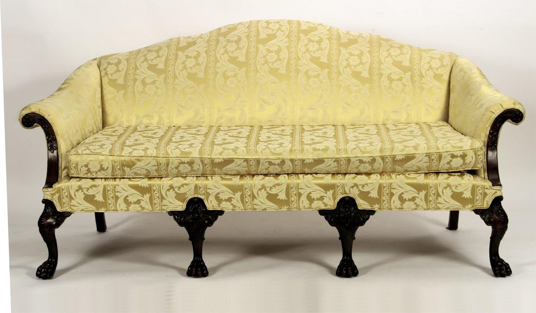 George II Chippendale Style Sofa (1 of 8)
