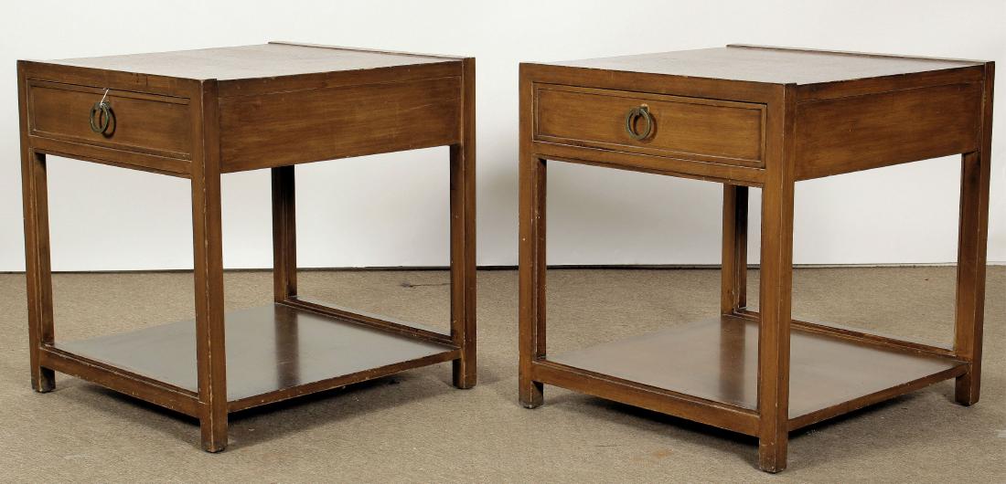 Pr. of Mid-C. Modern End Tables, c. 1960's-70's (1 of 8)