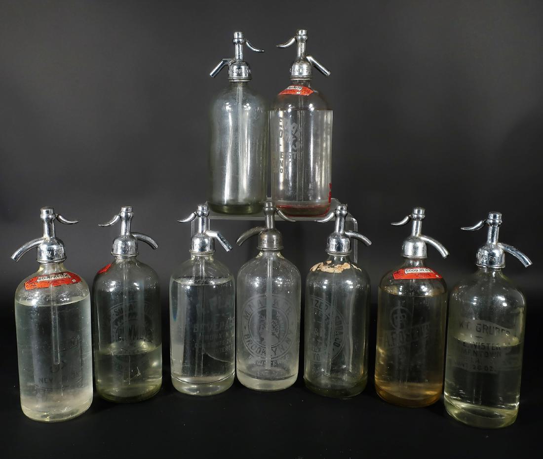 Antique Seltzer Siphons, NY & PA (1 of 5)