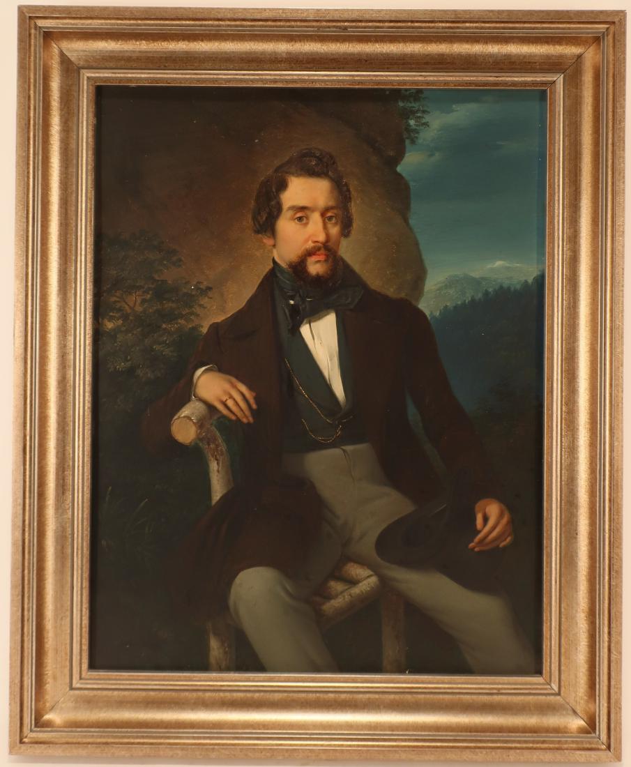 Andreas Ziegler, Ger., 1815-1893, Portrait of Gent (1 of 7)