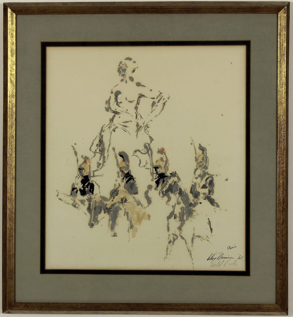 Leroy Neiman, Am., Hotel d'Ville, 1961, M/M (1 of 6)