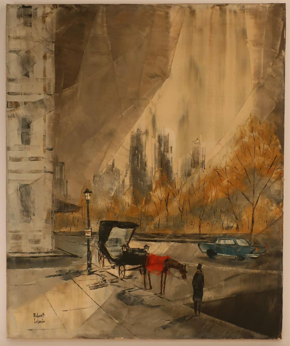 Robert Lebron,Am.1928-2013,Central Park,O/C (1 of 6)