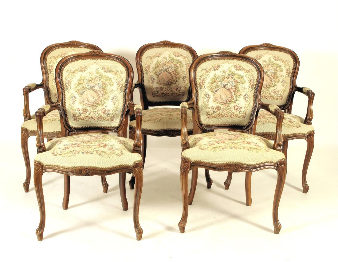 5 Louis XV Style Fauteuil by Chateau d ax (1 of 8)