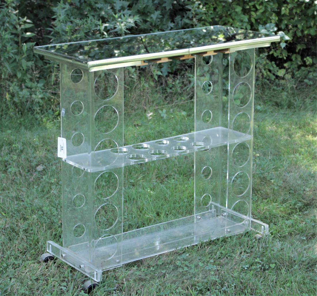 Mid Century Modern Wine/Bar Cart (1 of 6)