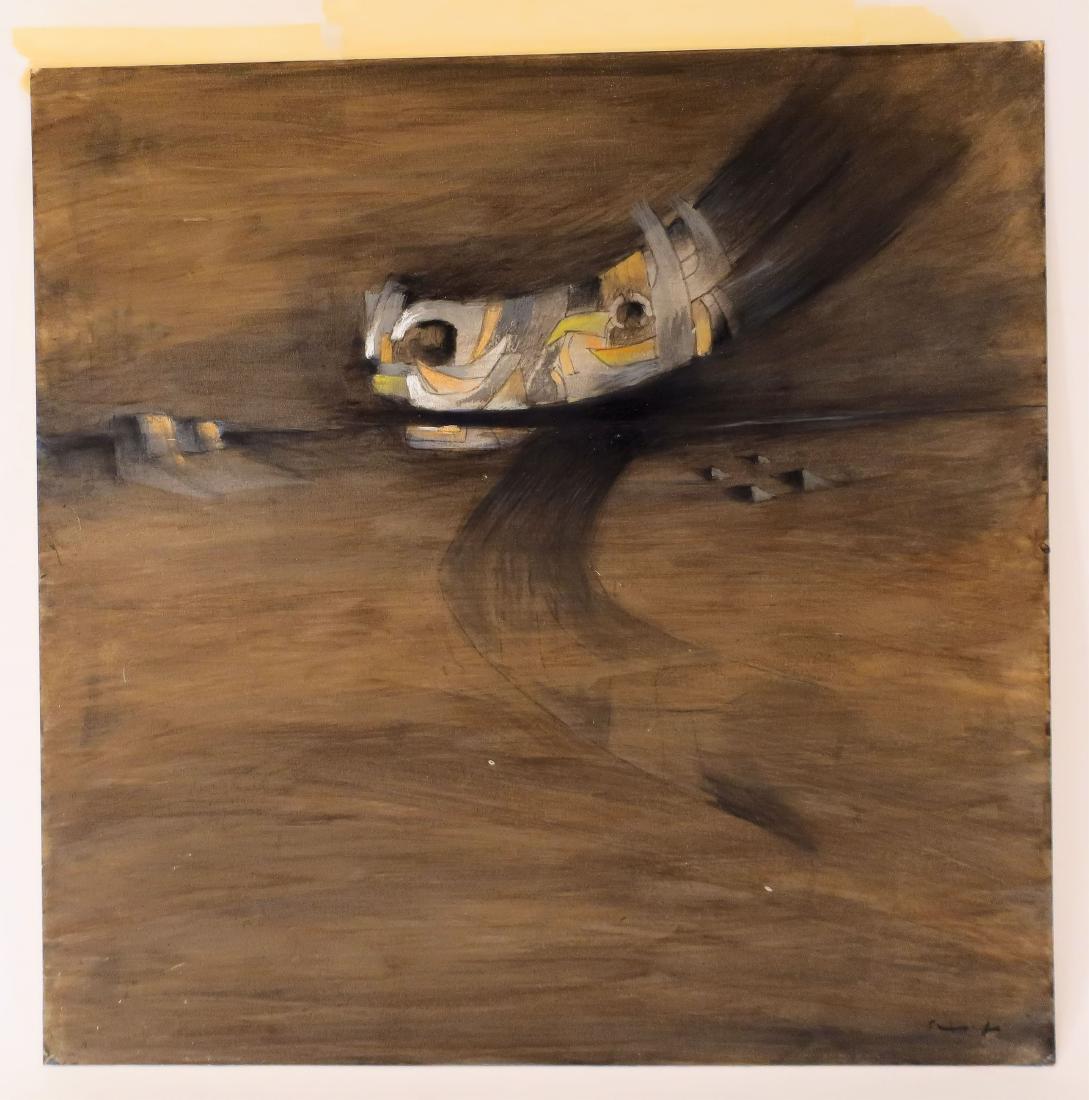 20th C.,  Abstract, Pastel on Board, c. 1980 (1 of 5)