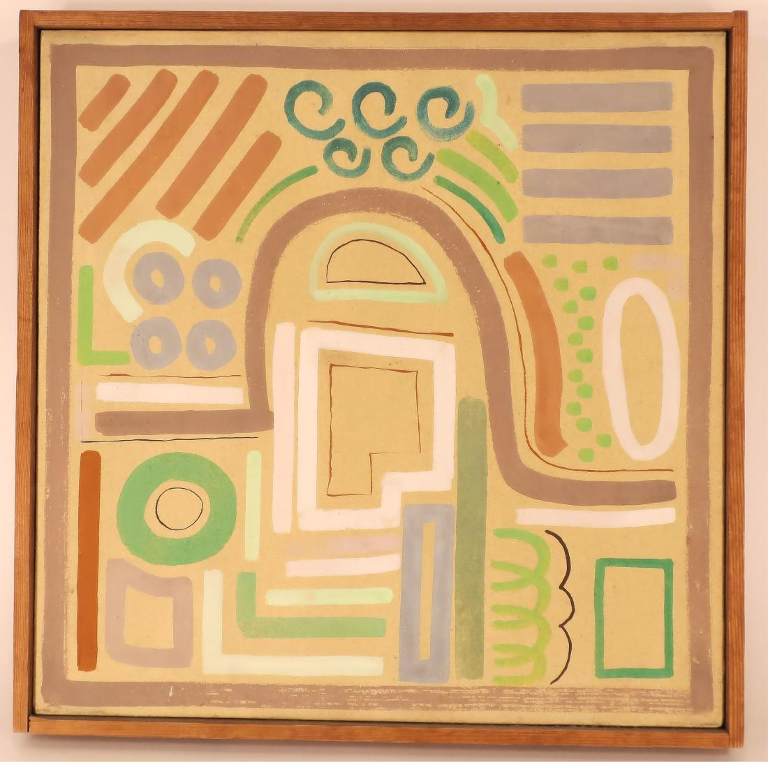 Chloe Fremantle UK  b. 1950, Modernist Forms O/C (1 of 6)