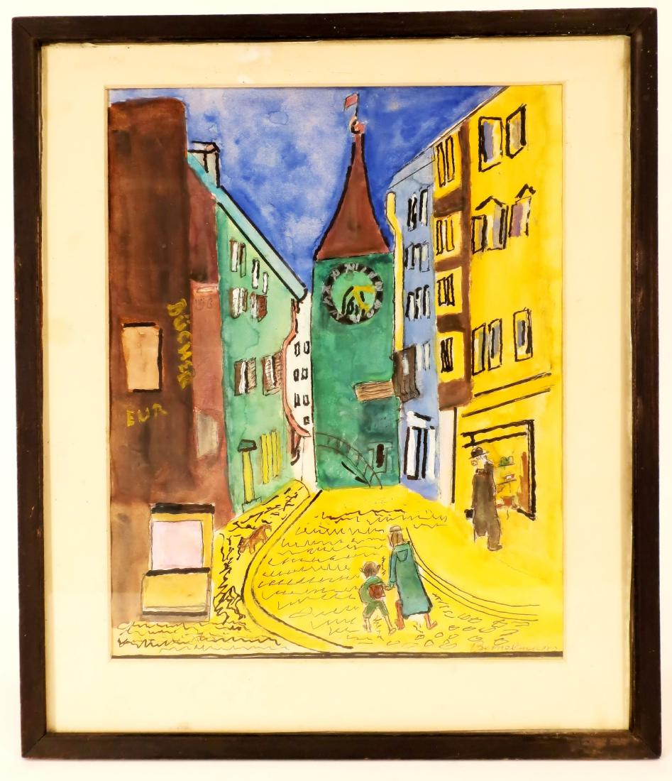 Bemelmans, Study for MADELINE's RESCUE, W/C (1 of 6)