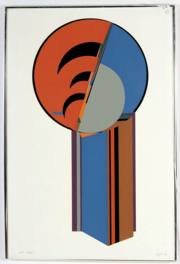 Budd Hopkins, Am. b. 1931, Untitled, Silkscreen (1 of 8)