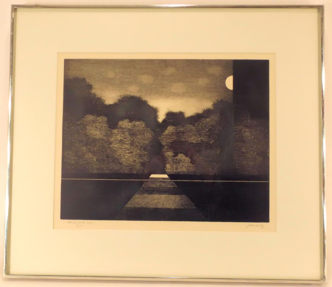 Jean Coiry, 20th C., Chemin de la Nuit, Etching (1 of 5)