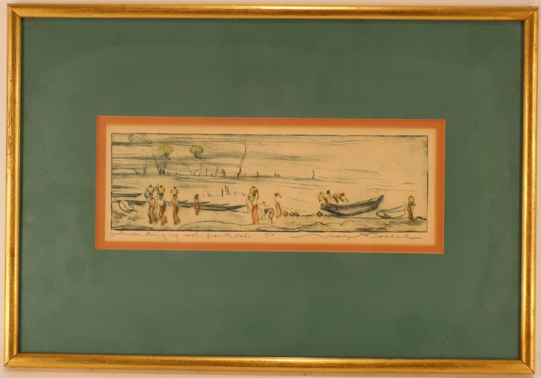 Max Pollak, Bringing Water from Lake, c. 1970 (1 of 6)