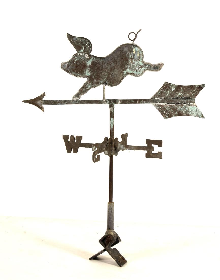 Flying Pig Copper Weathervane (1 of 6)