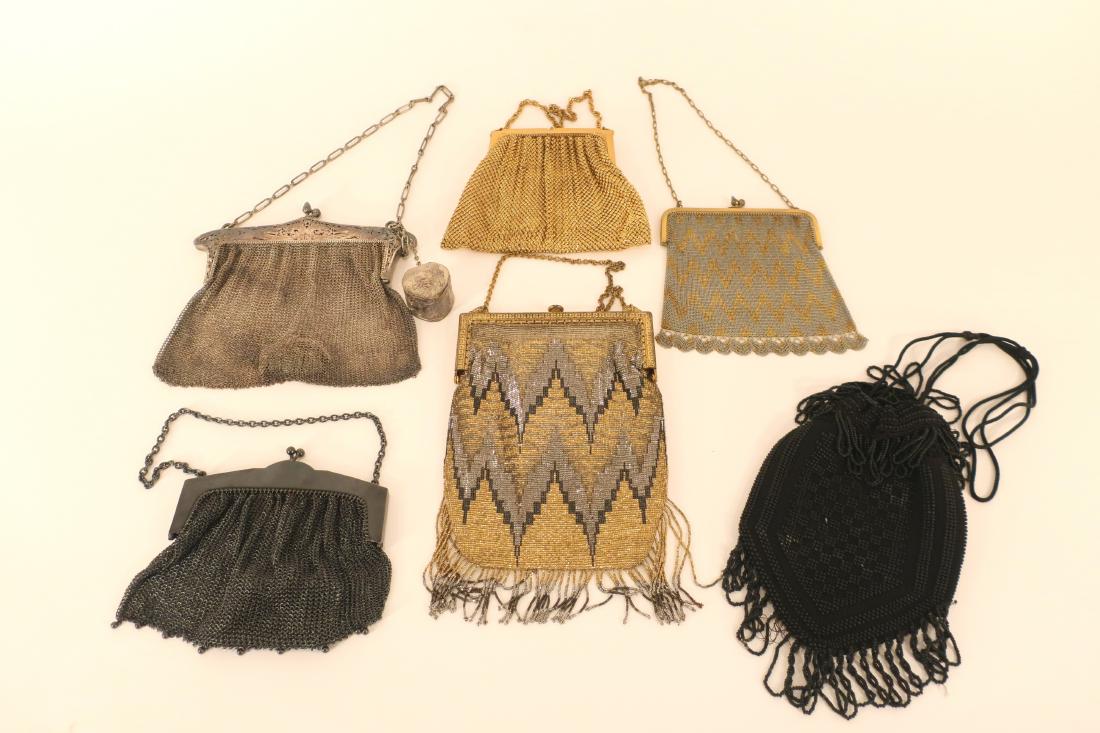 6 Beaded Mesh Handbags - Skyscrapers and Dragons (1 of 6)