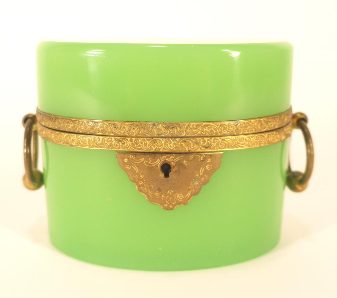 L. 19th C. - E. 20th C. French Opaline Jewel Box (1 of 6)