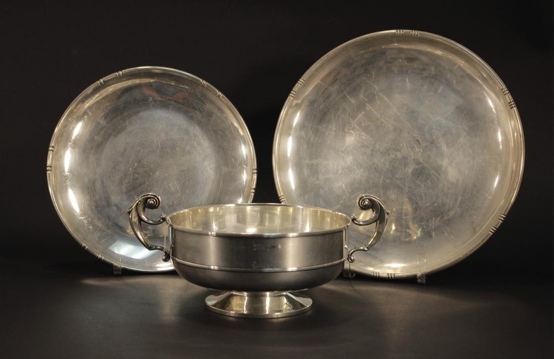 Three Pieces Midcentury Sterling - Trays/Bowl (1 of 6)