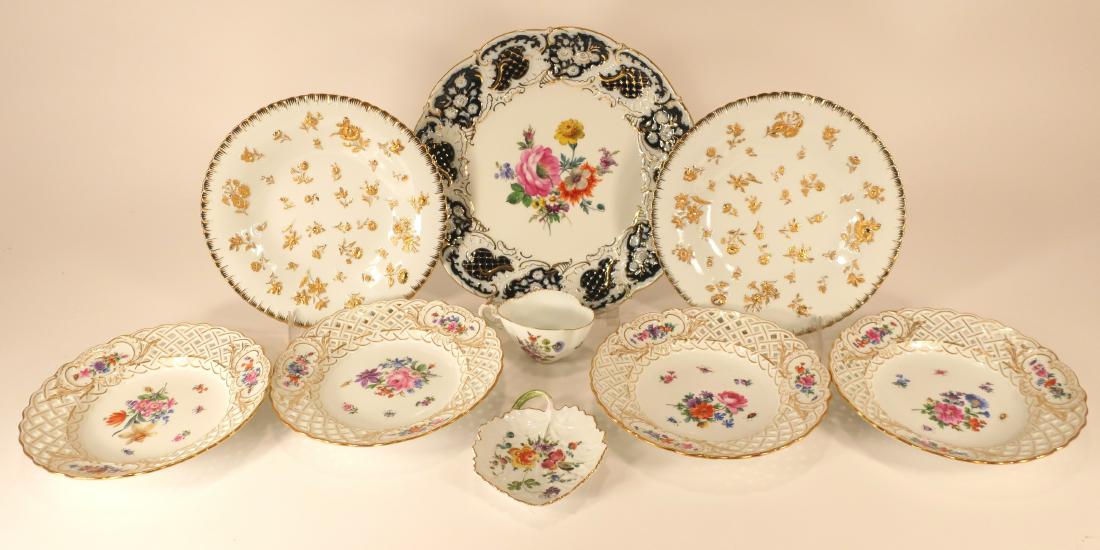 Meissen Cabinet Plates and Other China (1 of 6)