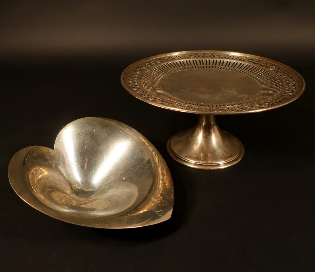 Tiffany & Co Sterling Tazza and Heart Candy Dish (1 of 6)