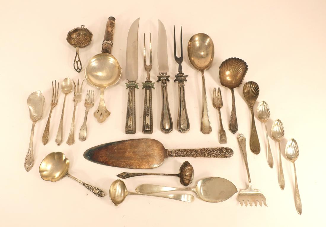 MIsc. Sterling Silver Serving Pieces19th-20th (1 of 9)