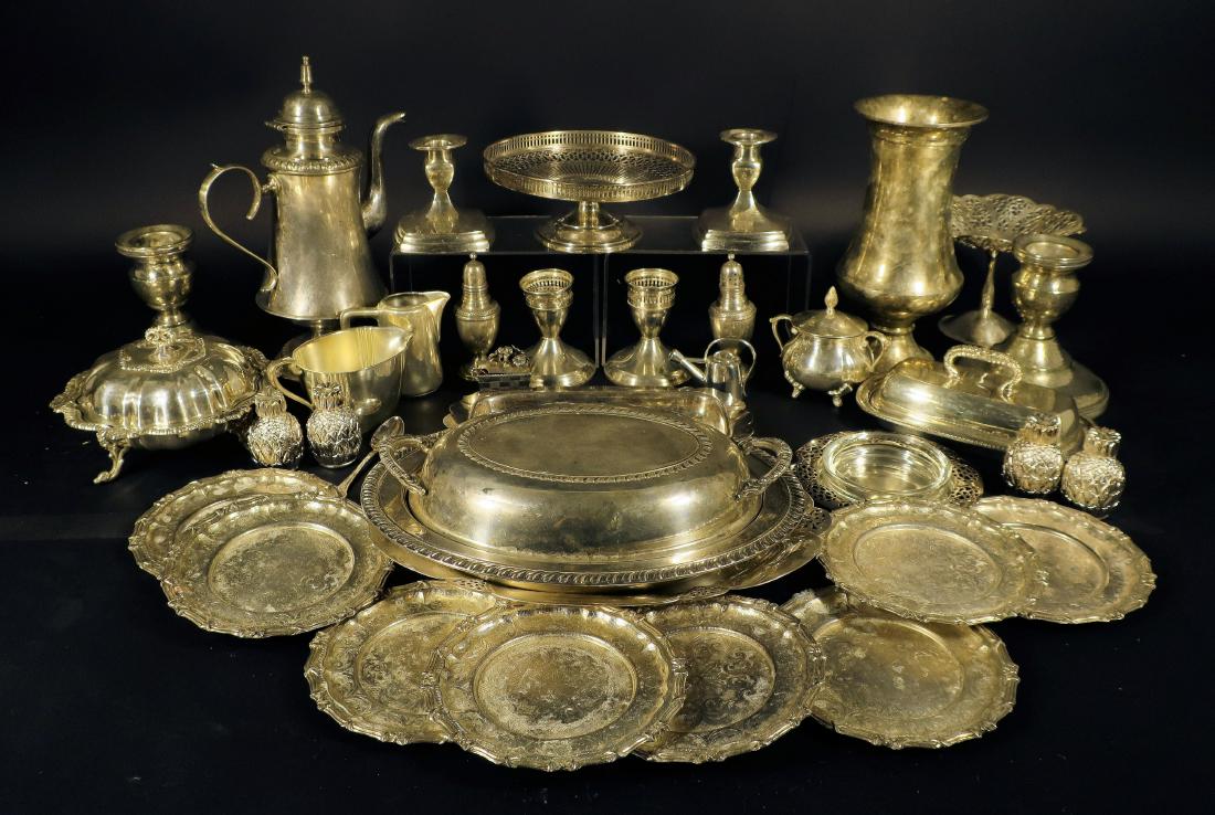 Misc. Silverplate with Sterling Additions (1 of 11)