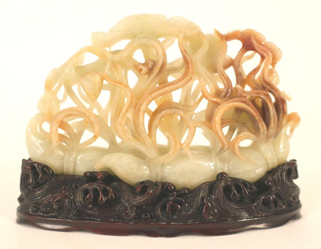 Chinese White and Brown Jade Group (1 of 7)