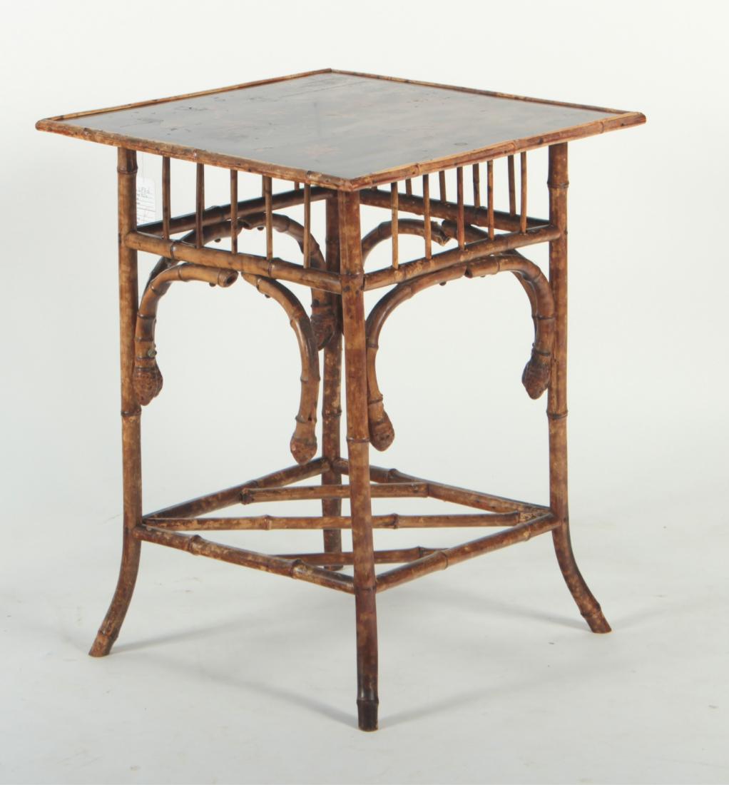 Japanese Lacquer & Bamboo Table, c. 1900 (1 of 5)