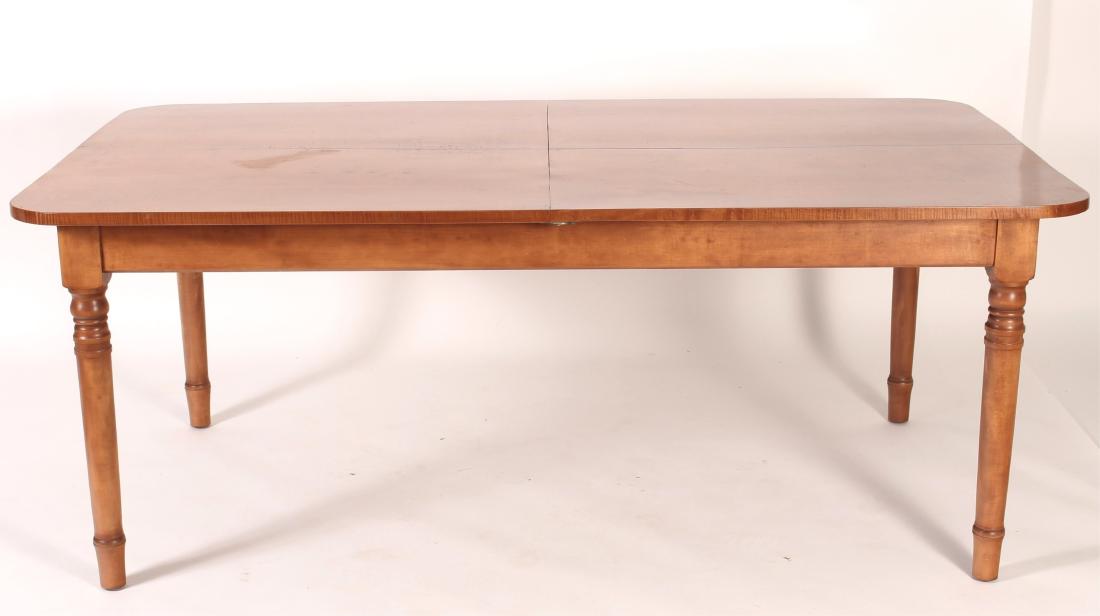 20th c Tiger Maple Dining Table Joshua Friedman (1 of 12)