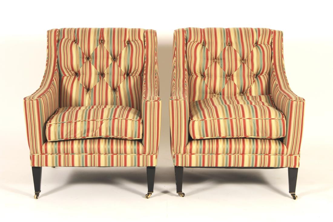 Pr. of George Smith "Paris" Club Chairs (1 of 7)