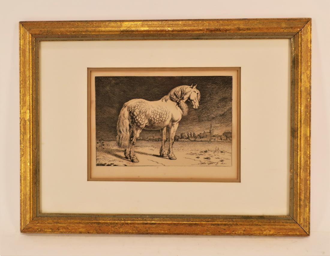 Paulus Potter, 1625-1654, Horse Etching (1 of 3)
