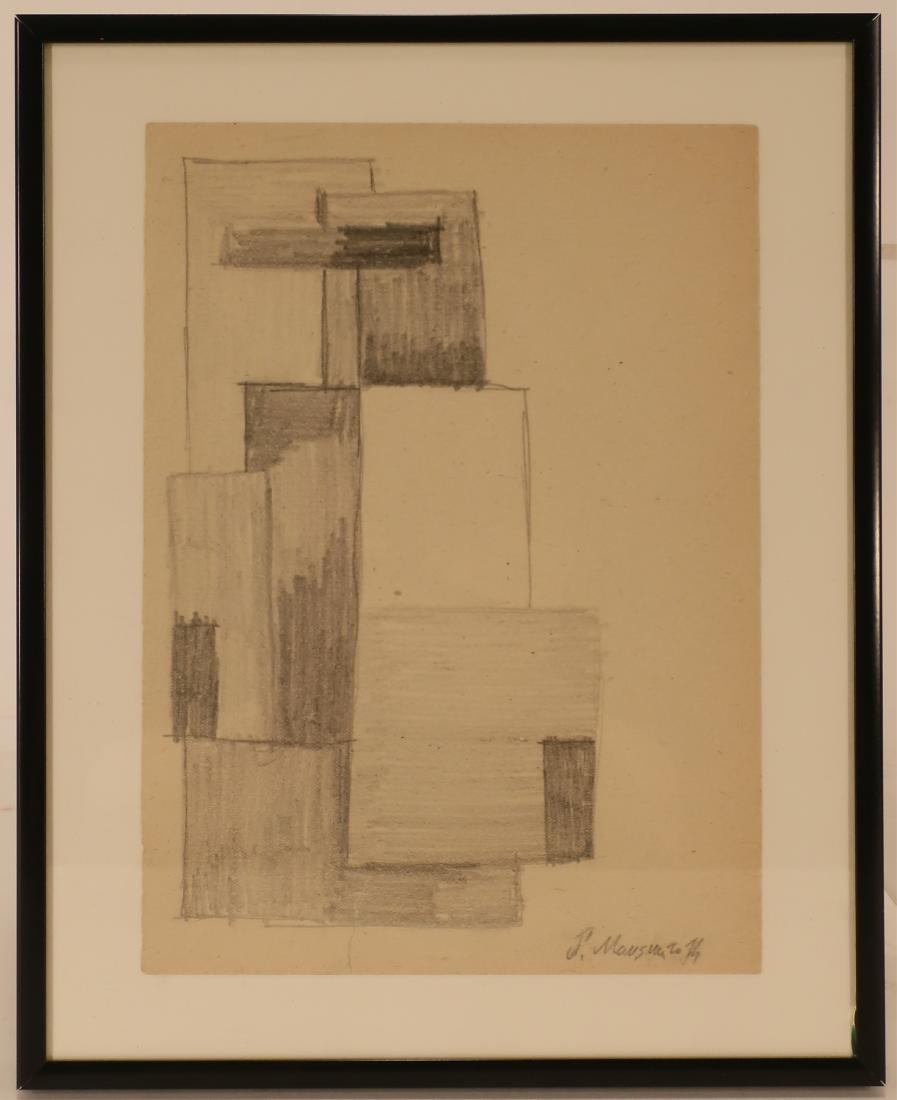 Paul Mansouroff, Rus.Untitled, pencil on paper (1 of 3)