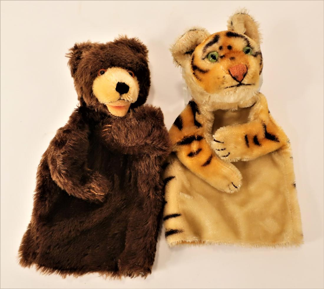 steiff tiger hand puppet