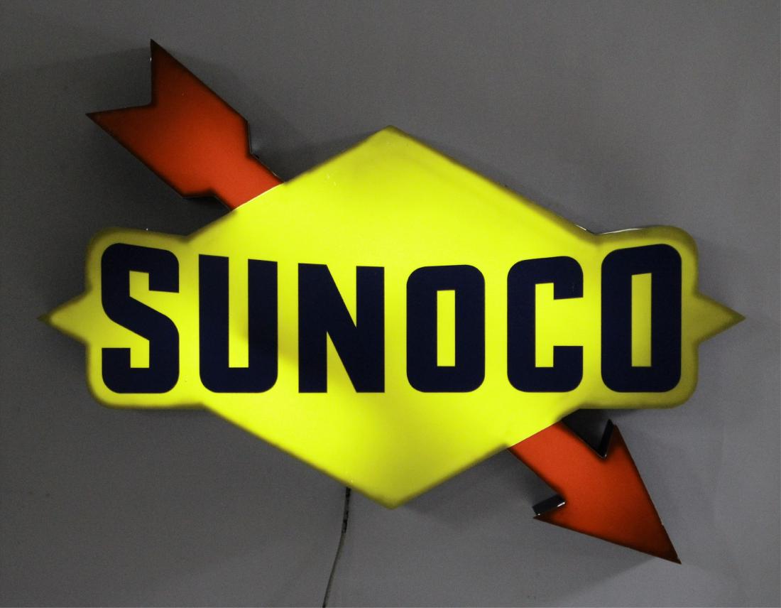 Sunoco Light Up Advertising Sign (1 of 3)