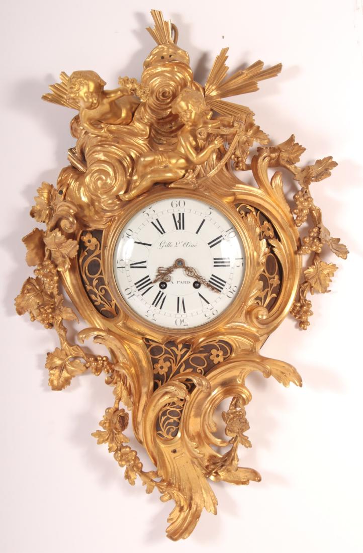 Mid-19th Century Gilt Bronze French Cartel Clock (1 of 9)