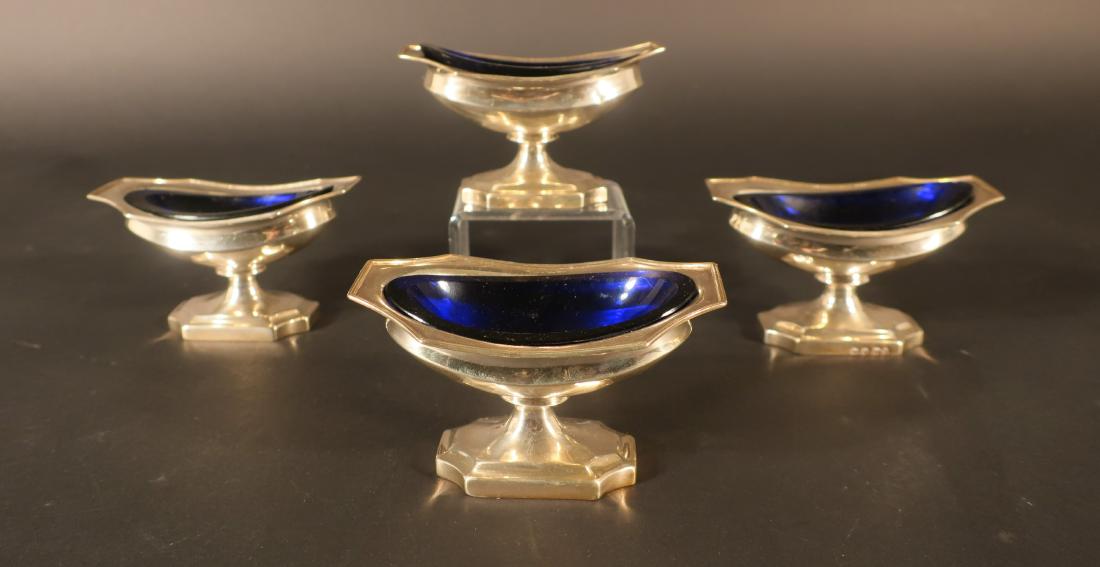 Set of 4 George III Silver Open Salts (1 of 5)