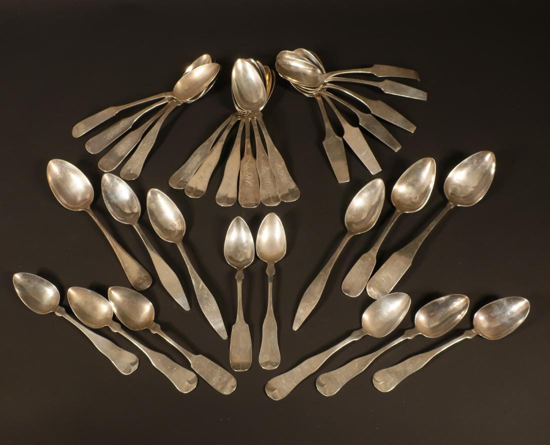 Am., English, Continental Silver Dinner Spoons (1 of 7)