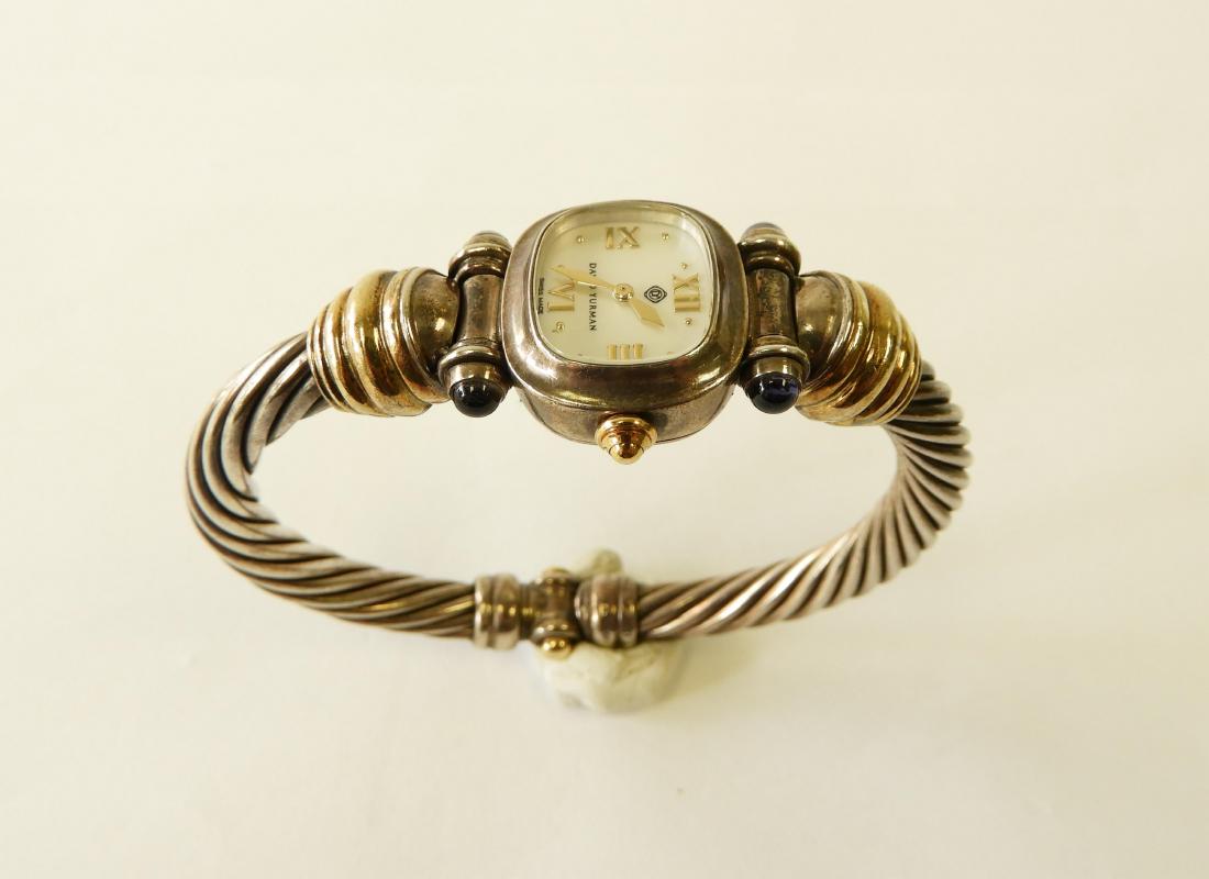 David Yurman Sterling and 14k Cable Watch (1 of 10)