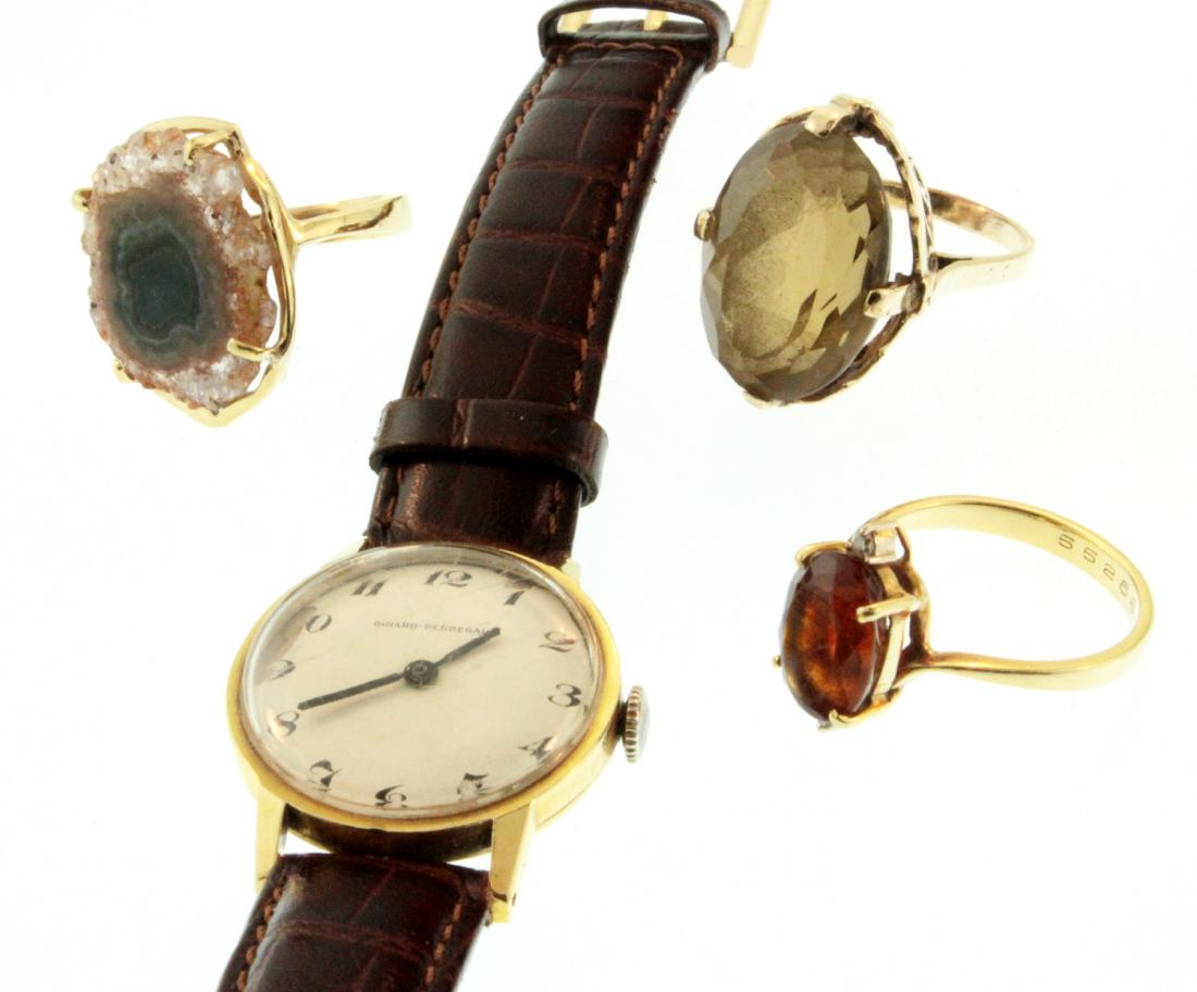 14k Perregaux Watch with 3 Rings (1 of 7)