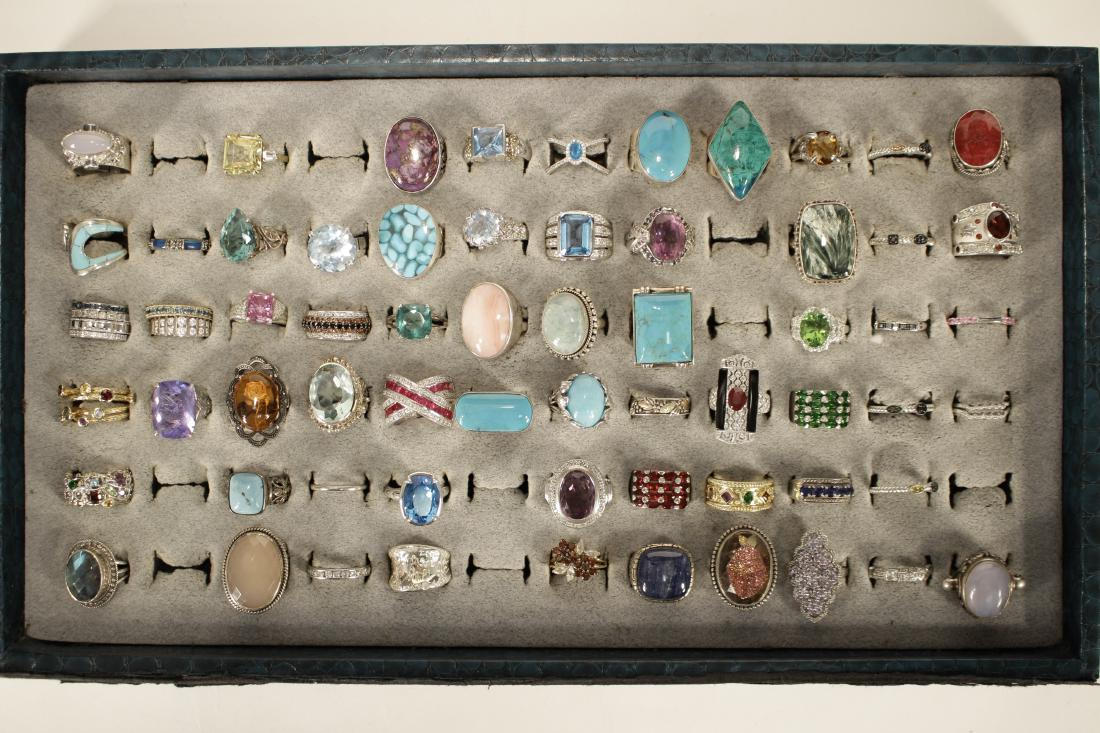65 Rings Set in Sterling Silver (1 of 6)