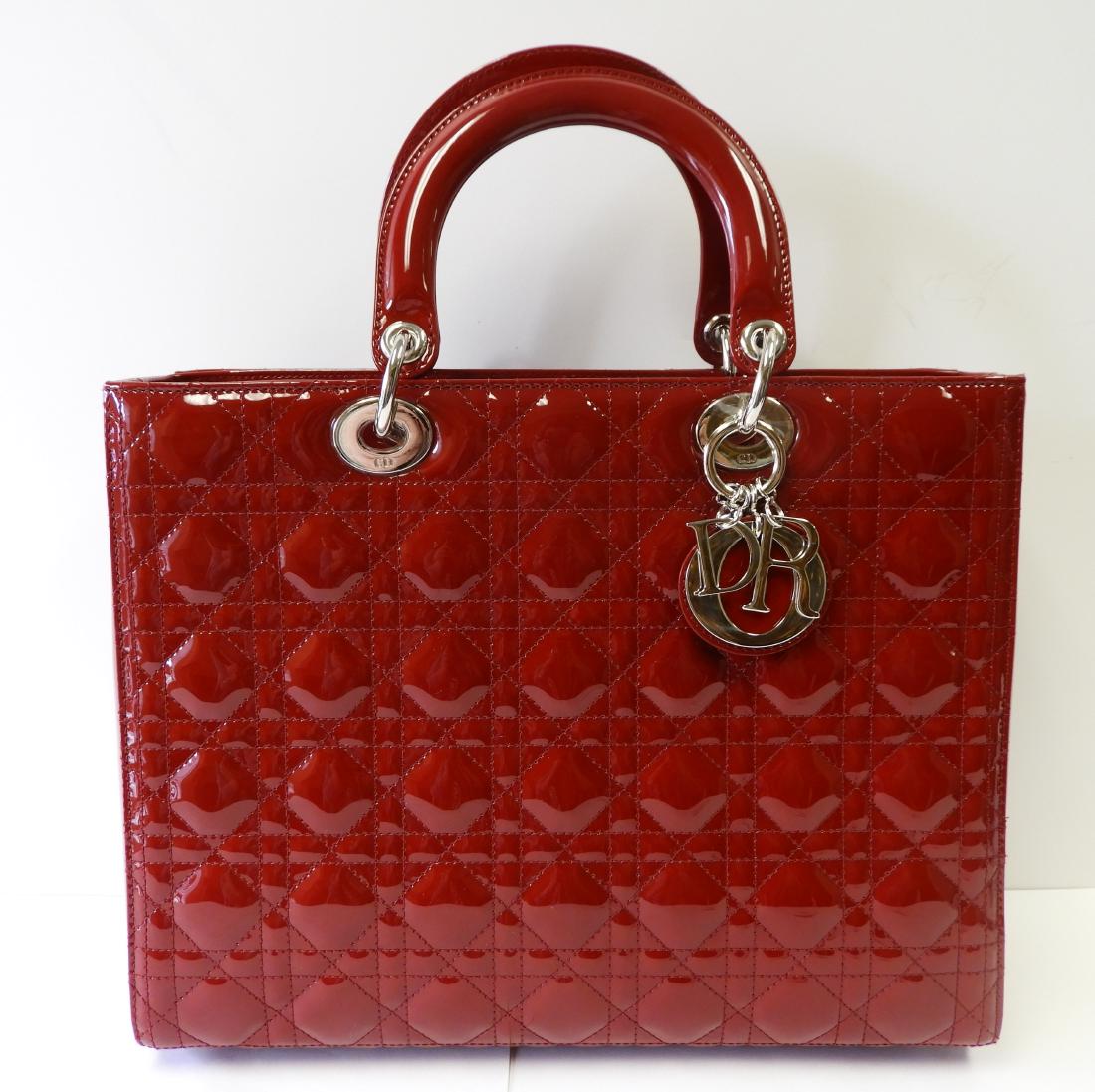 Dior Cannage Quilted Lady Handbag (1 of 11)