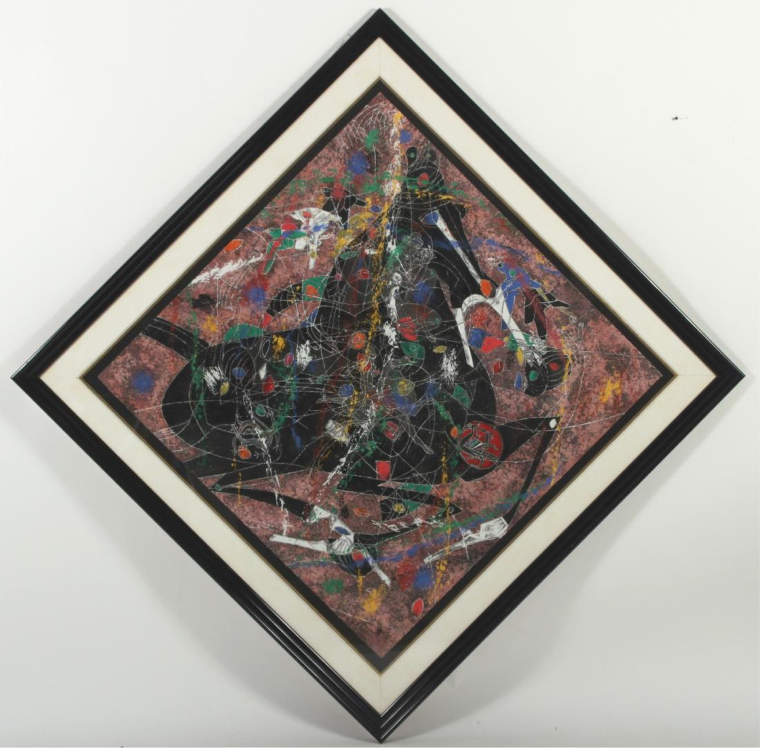 Tie-Feng Jaing, Horse and Birds, Serigraph (1 of 7)