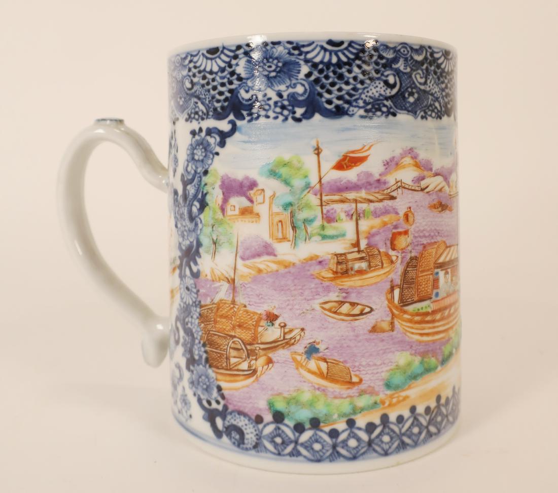 Chinese Export Porcelain Mug, 18th C. (1 of 5)