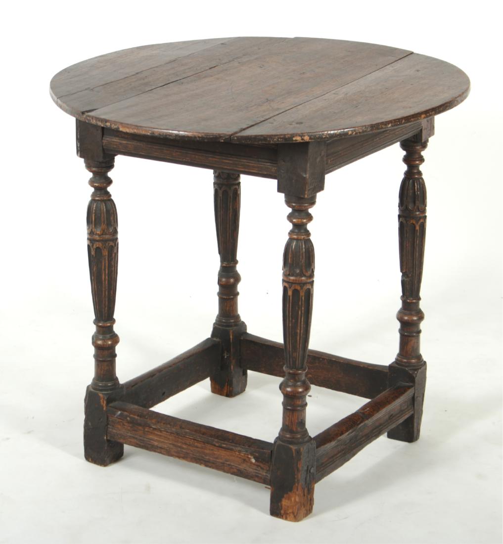 19th c Tavern Table Oak (1 of 5)