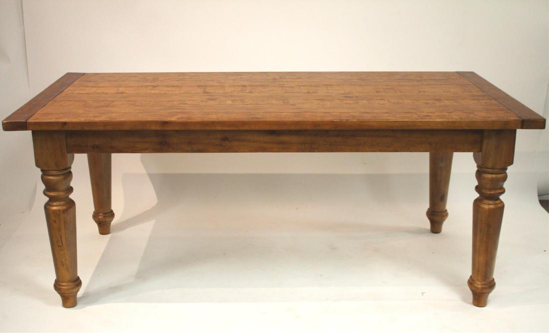 Pottery Barn Pine Extension Farm Table