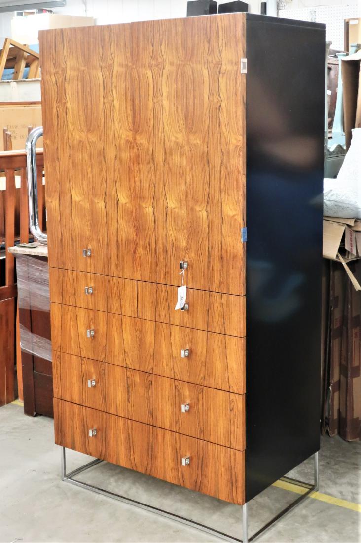 Rougier Rosewood and Black Lacquer Cabinet, c.1980 (1 of 2)