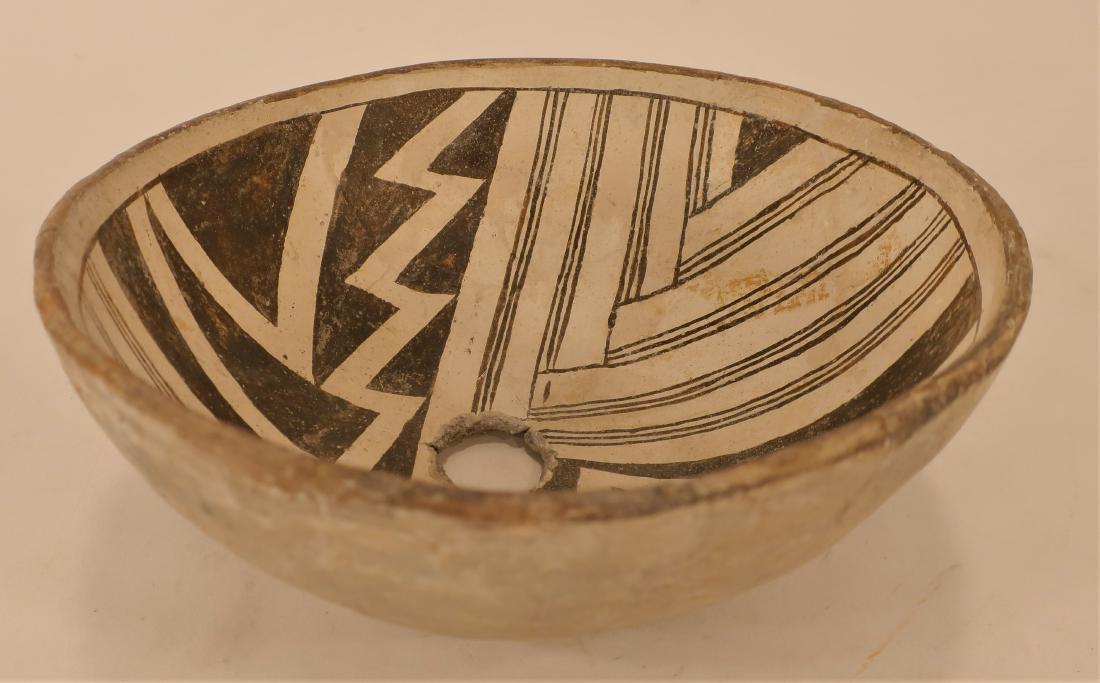 Mimbres Pottery Bowl, New Mexico c. 1000 A. D. (1 of 4)