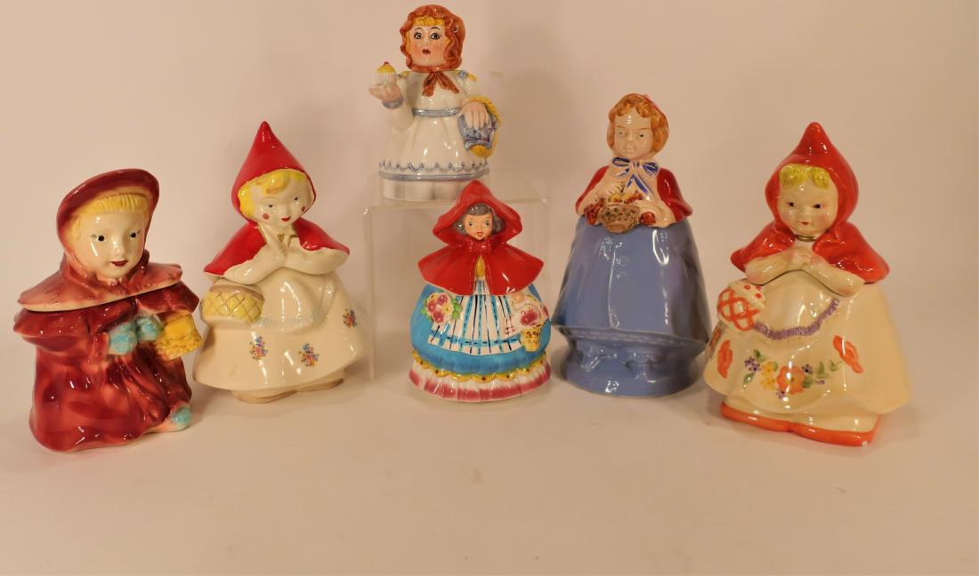 LRRH Ceramic Cookie Jars, Newer Teapot (1 of 4)