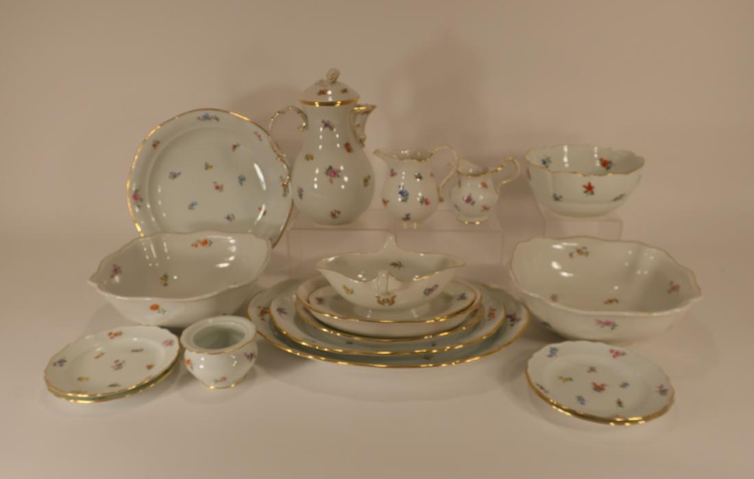 Large Meissen "Scattered Flowers" China Service (1 of 7)