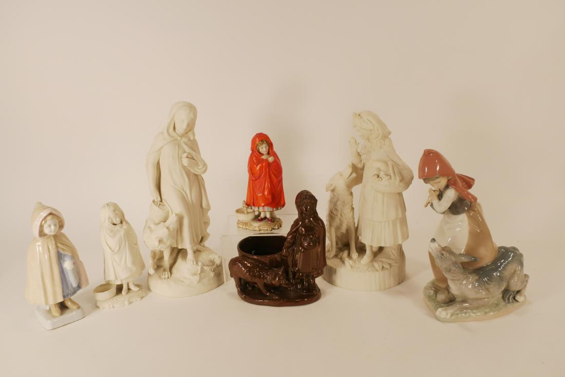 LRRH Ceramic Figurines: Lladro, Parian Exhibit.etc (1 of 7)
