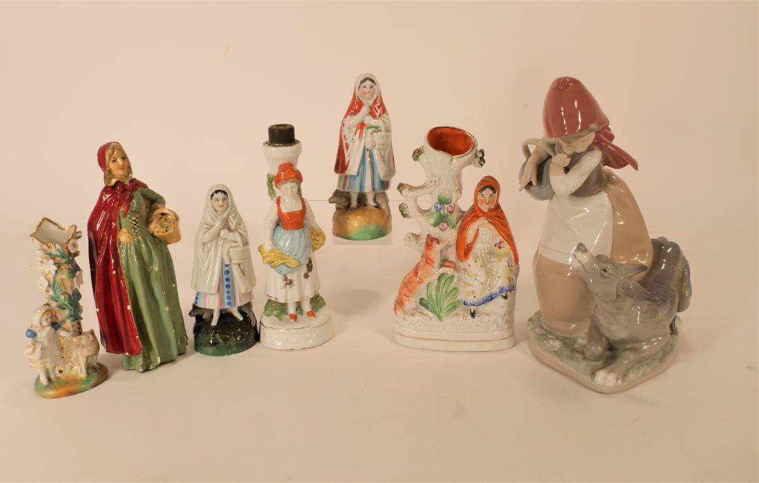 Little Red Riding Hood Ceramic Figurines (1 of 5)