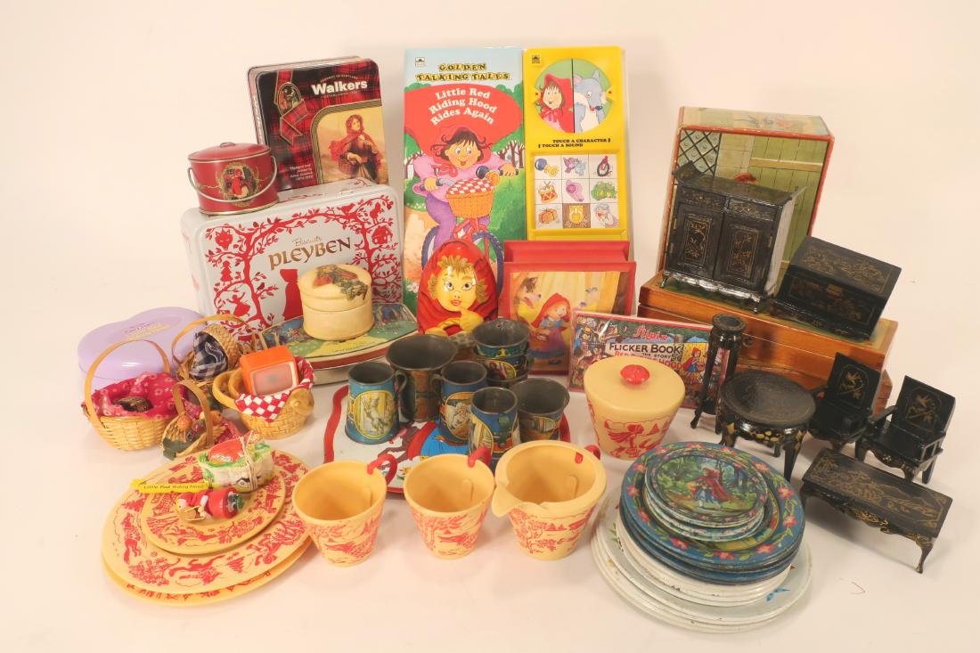 LRRH Ohio Art Childs  Tea Party Litho. Tin Sets (1 of 3)