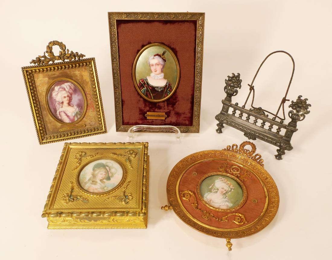 Group of 4 Portrait Miniatures (1 of 4)