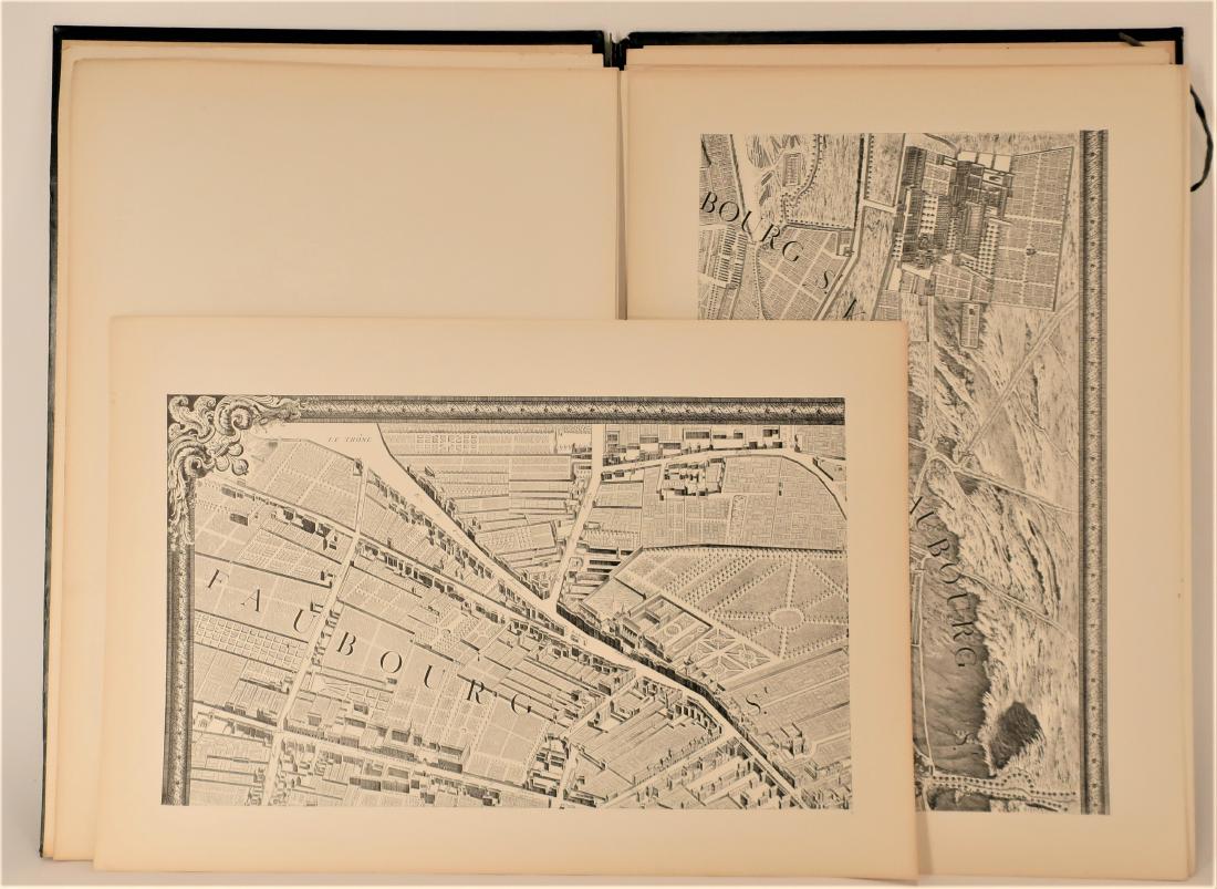 Louis Bretez , Map of France, 1734-1739: Louis Bretez, Fr. , (fl.1700-1740) Map of France 1734-39 commissioned by Michel-Étienne Turgot, provost of merchants in the City of Paris. Printed in 1966. Note: Bretez worked in the field with its a